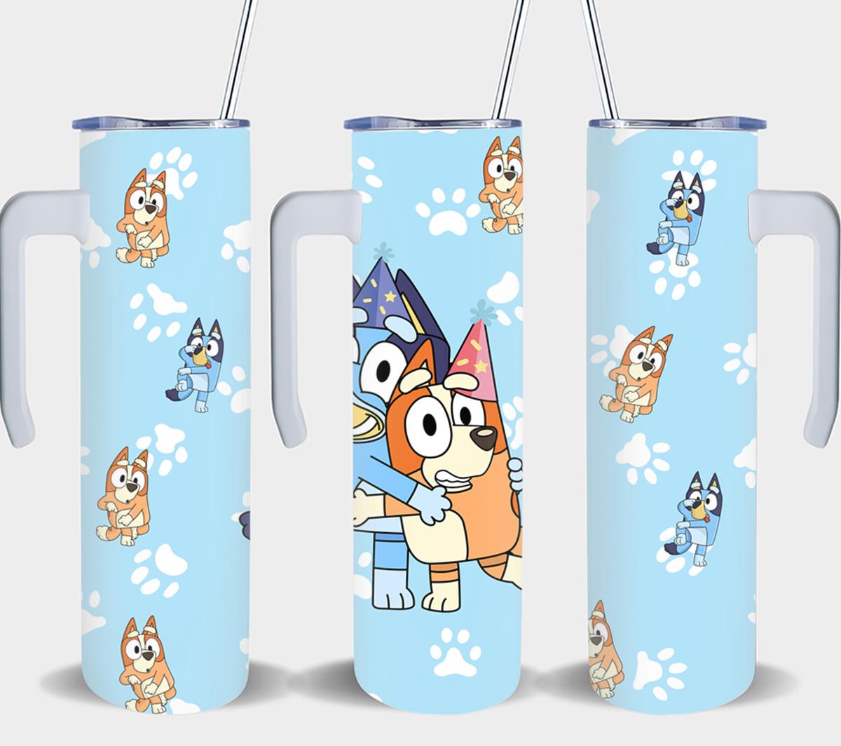 Blue Dog - tumbler