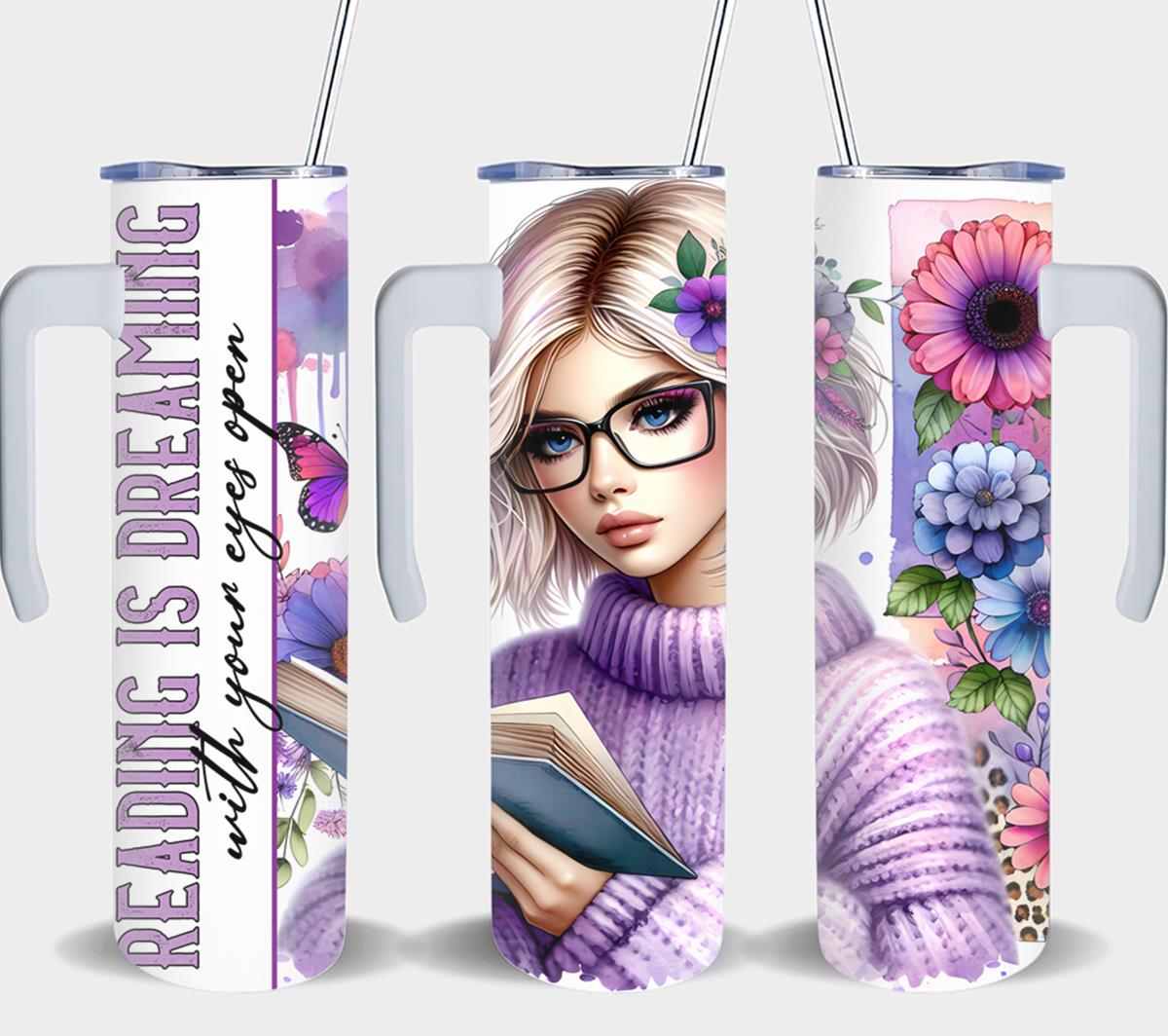 Book Lover-8148 - tumbler