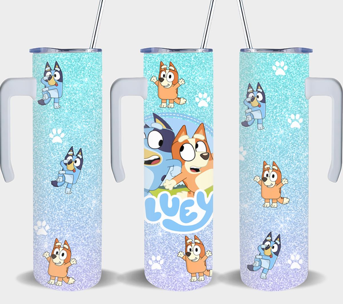 Blue Dog - tumbler