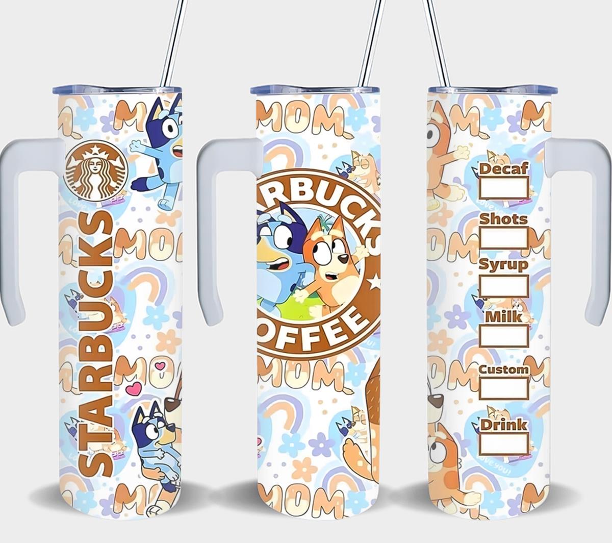 Blue Dog - tumbler