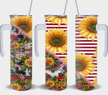 Sunflower Mushroom - tumbler