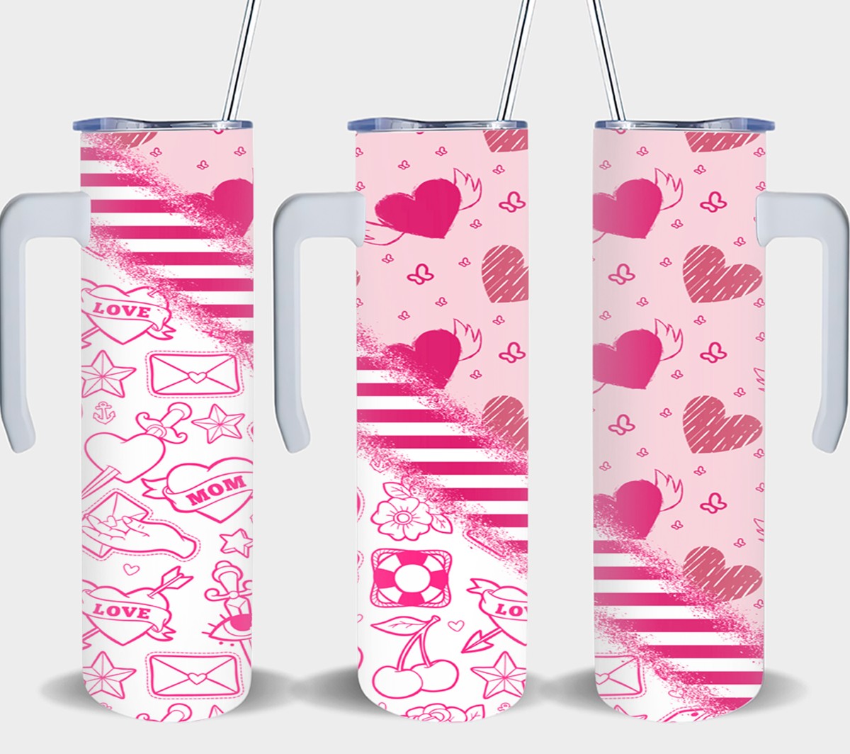 Pink Sketch Love-10597 - tumbler