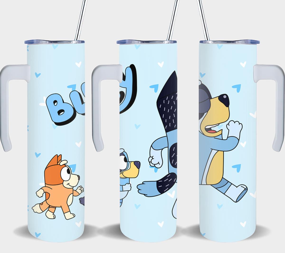 Blue Dog - tumbler