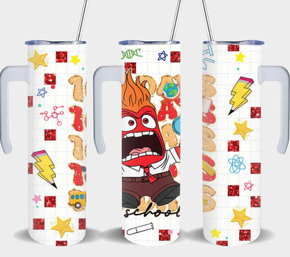 100 Days of School - tumbler