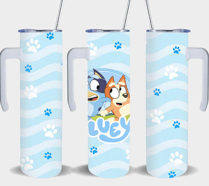 Blue Dog - tumbler