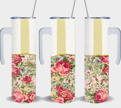 Vintage Rose - tumbler