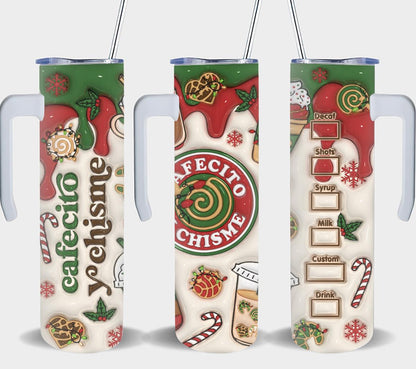 Cafecito y Chisme Christmas-8479 - tumbler