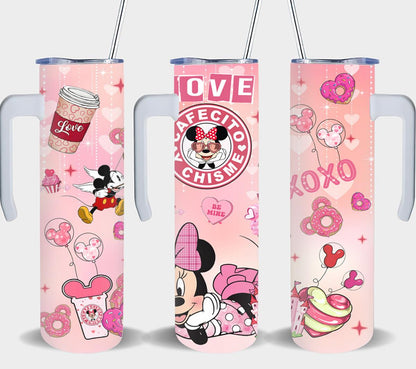 Love Cafecito y Chisme Mousy Girl-8806 - tumbler