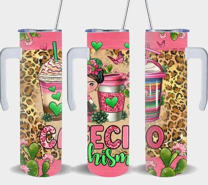 Cafecito y Chisme Mexican Girl-8442 - tumbler