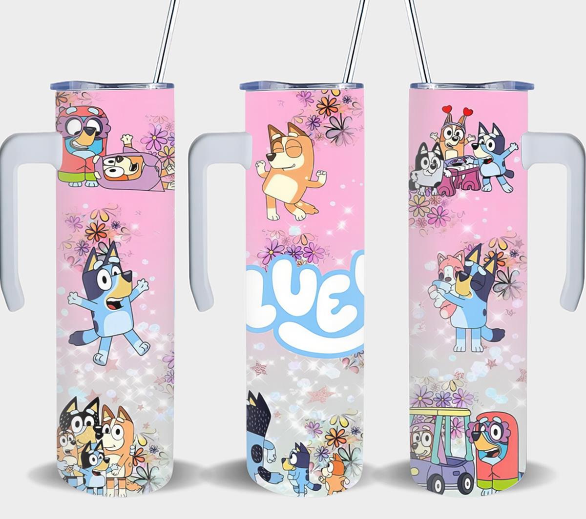 Blue Dog - tumbler