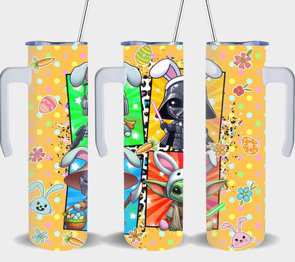 Boba Fett, Darth Vader, The Mandalorian, Baby Yoda-8911 - tumbler