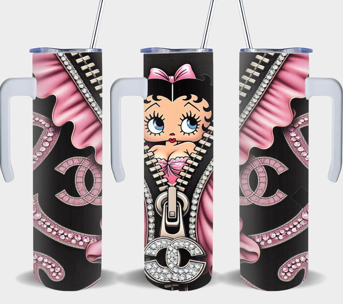 Pink Bling Sexy Girl-8710 - tumbler