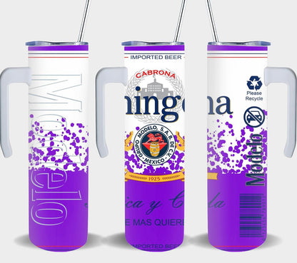 Chingona Toxica y Chula Purple-8486 - tumbler