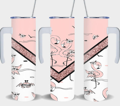 Vee Flamingo-10619 - tumbler