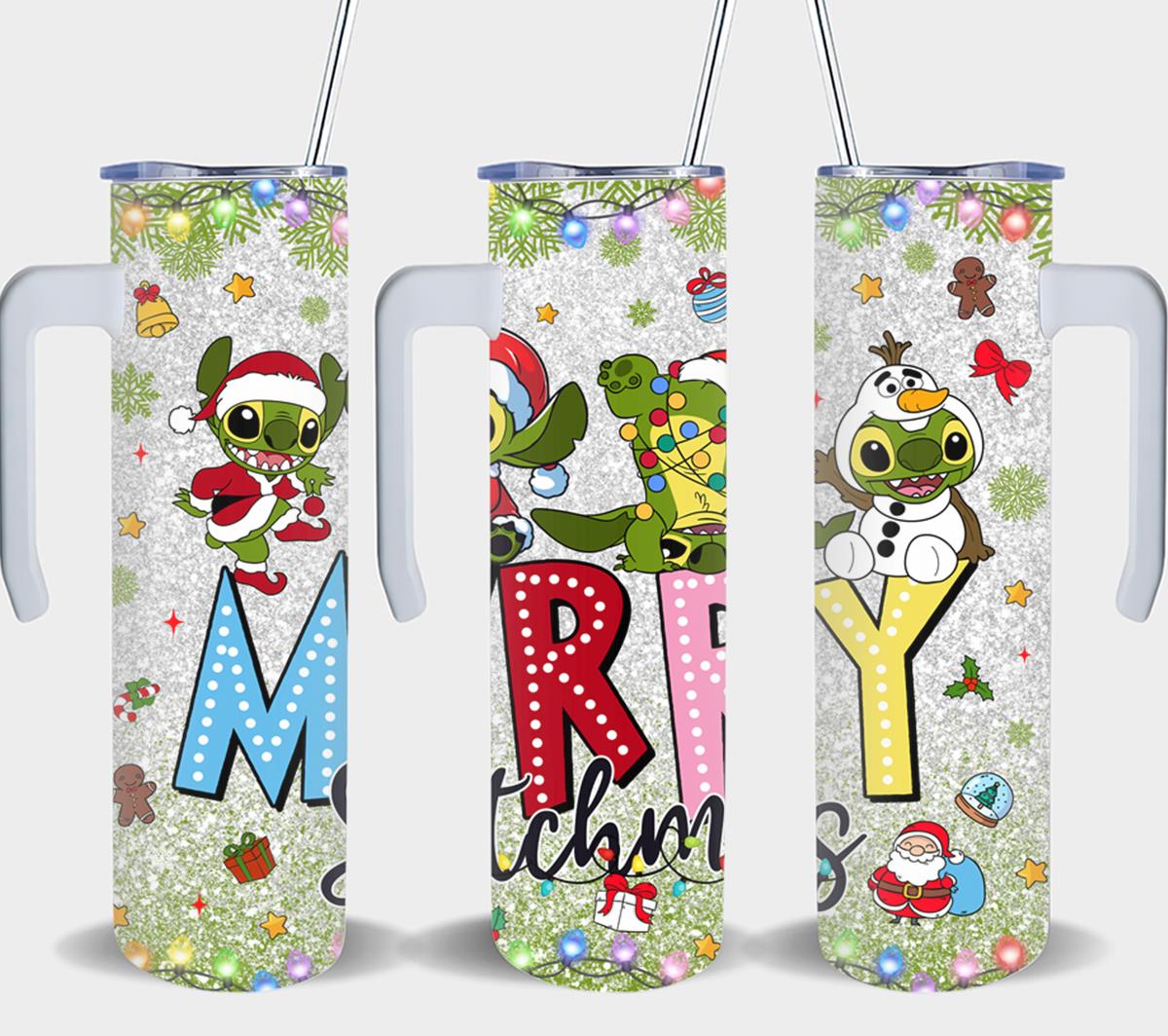 Alien Christmas-8888 - tumbler