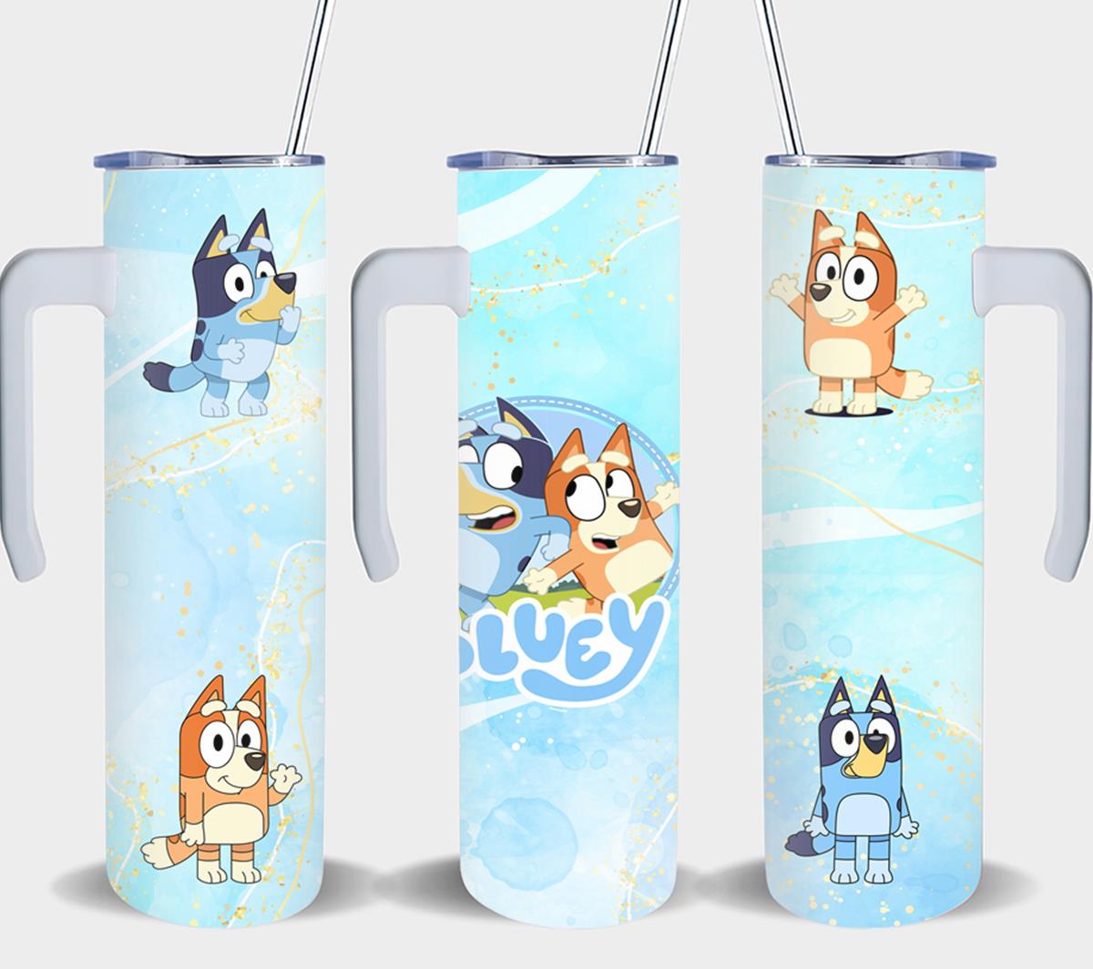 Blue Dog - tumbler
