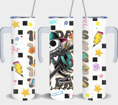 100 Days of School - tumbler
