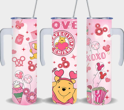 Cafecito y Chisme Love Bear-8798 - tumbler