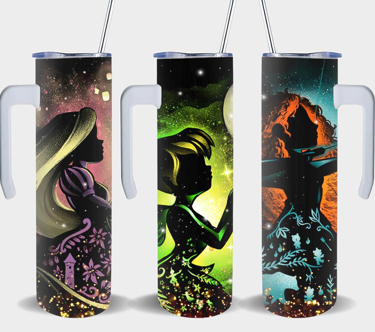 Neon Princess-9423 - tumbler