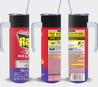 Raid Lavender Ant and Roach - tumbler