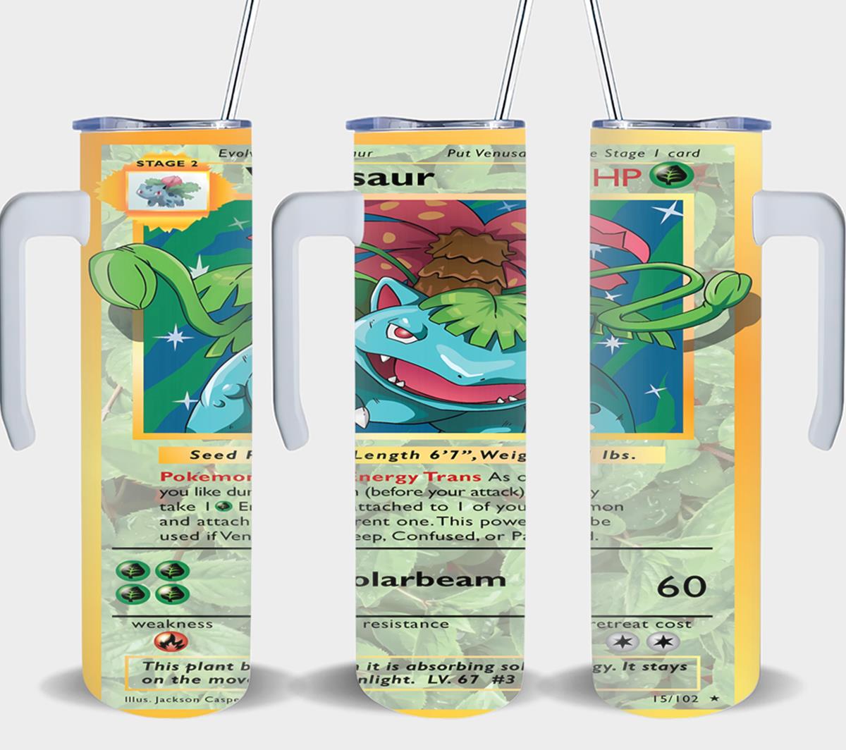 Pokemon Venosaur Card-8050 - tumbler