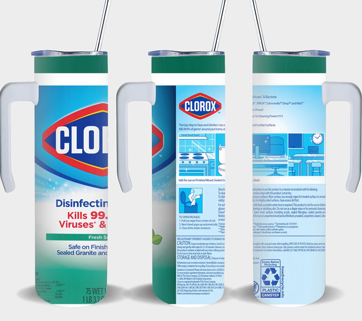Clorox - tumbler
