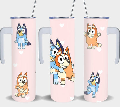 Blue Dog - tumbler