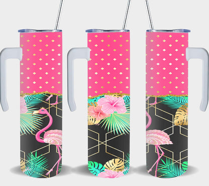 Flamingo Black-10573 - tumbler