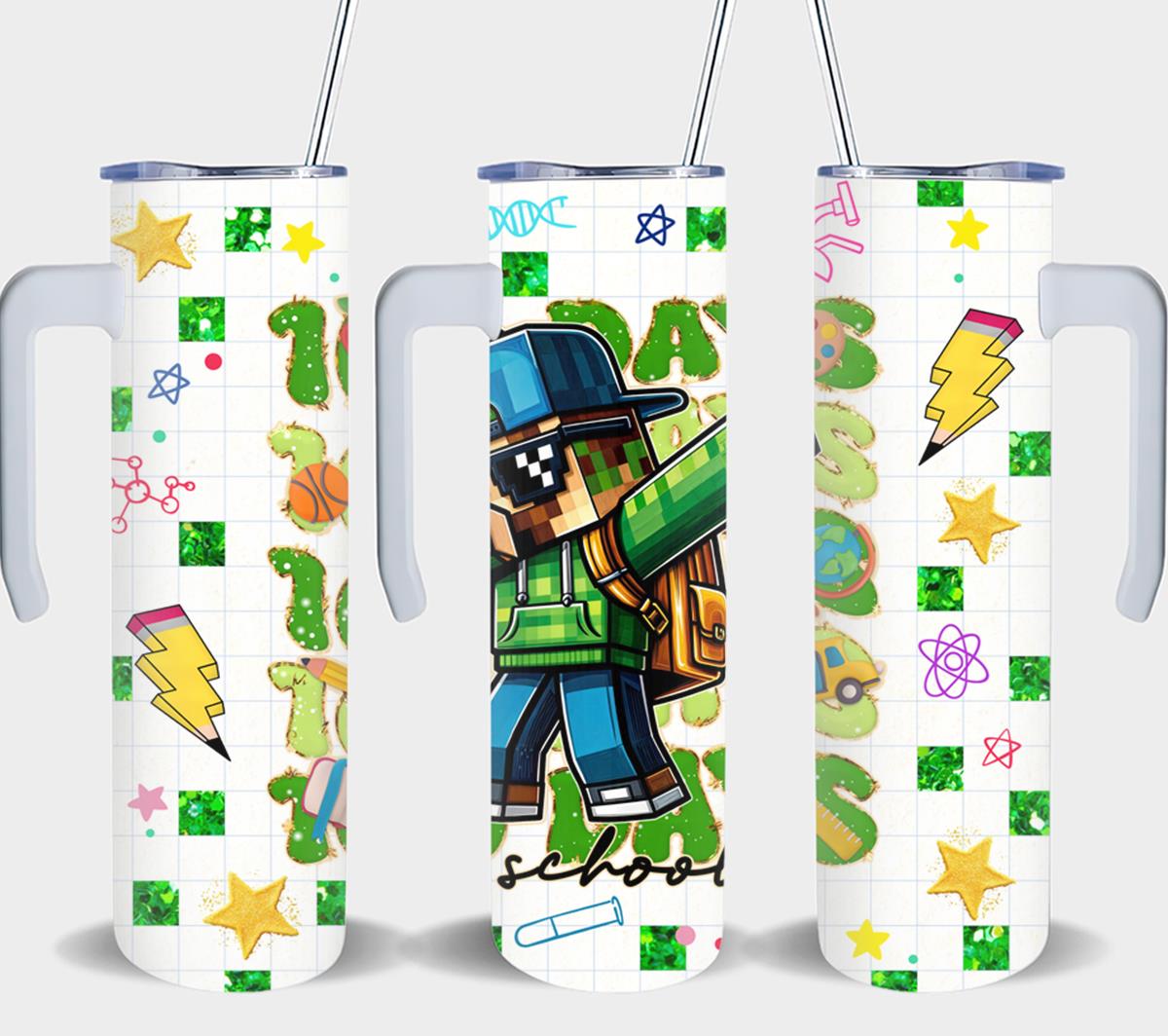 100 Days of School-8780 - tumbler