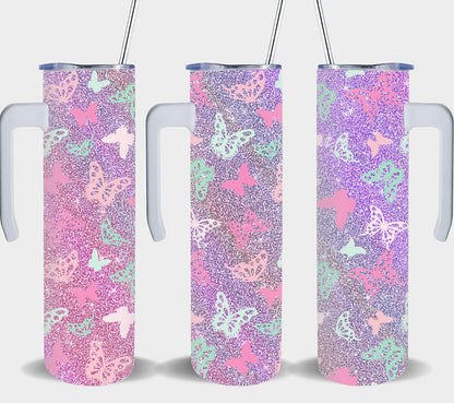 Butterflies - tumbler