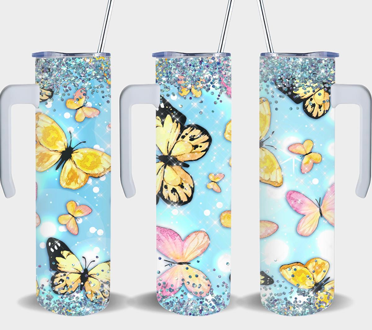 Butterflies - tumbler