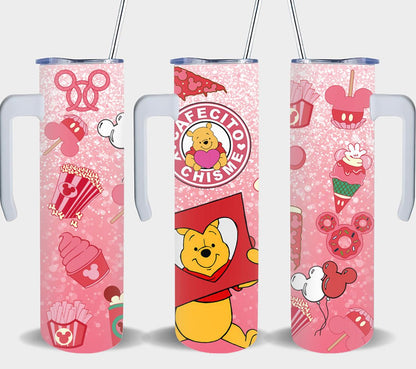 Cafecito y Chisme Bear Valentine-8802 - tumbler