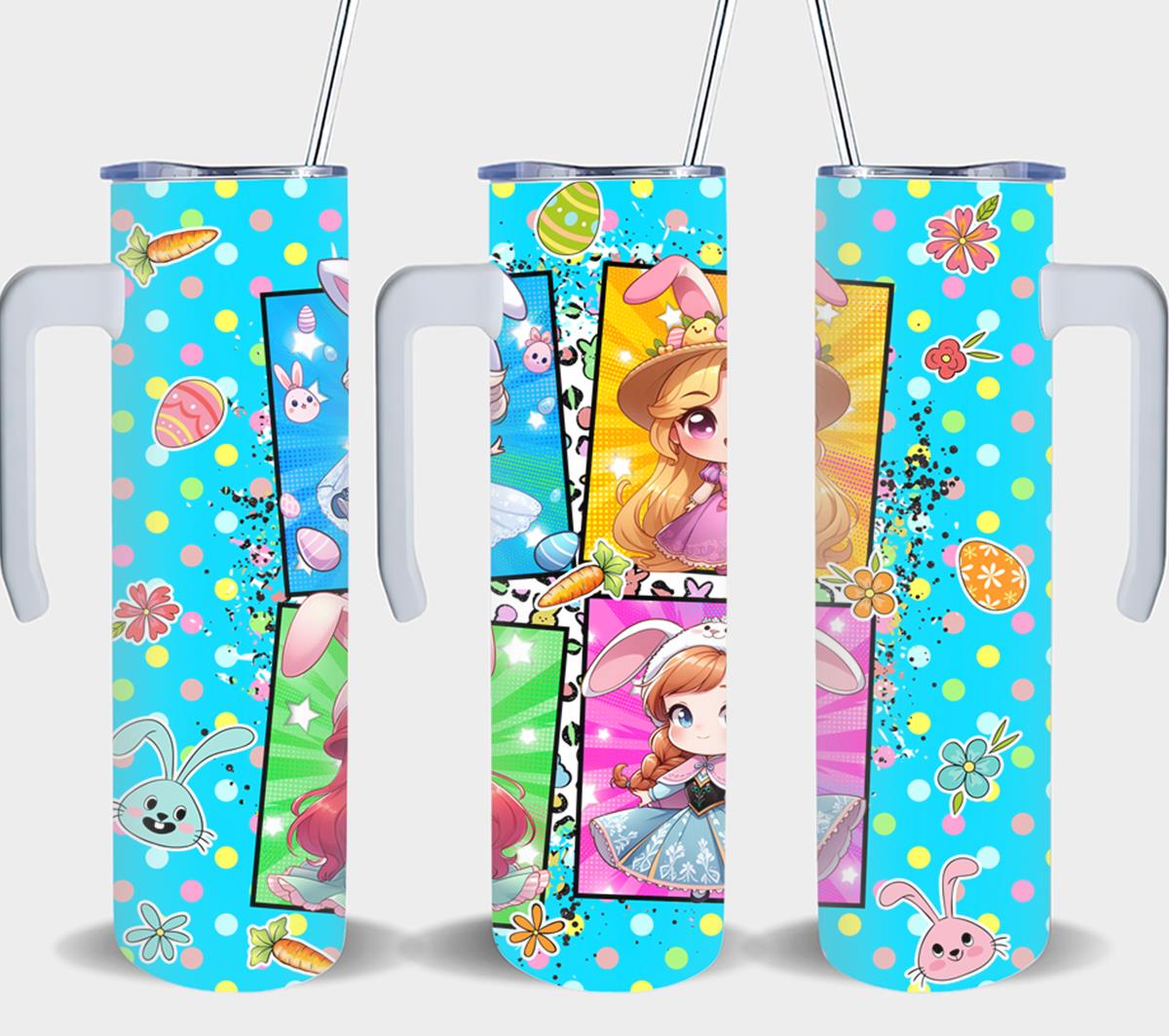Elsa, Zapunzel, Ariel, Anna-8916 - tumbler