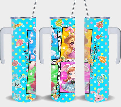 Elsa, Zapunzel, Ariel, Anna-8916 - tumbler
