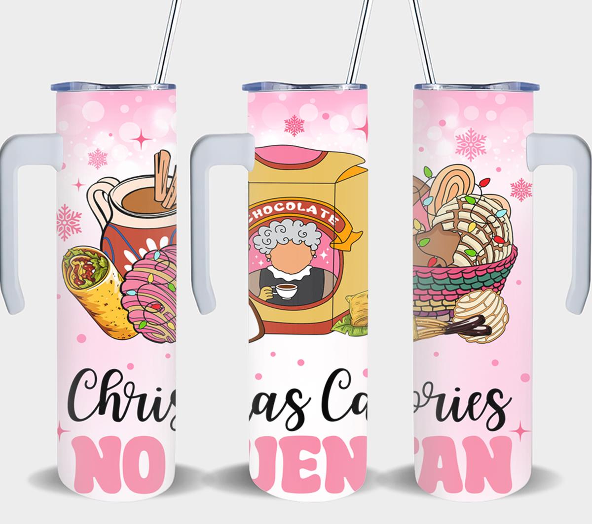 Christmas Calories No Cuentan-8427 - tumbler