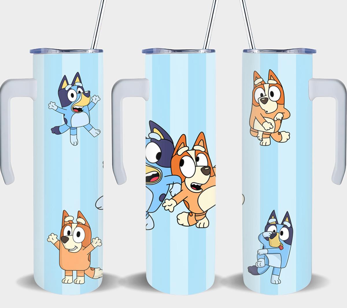 Blue Dog - tumbler