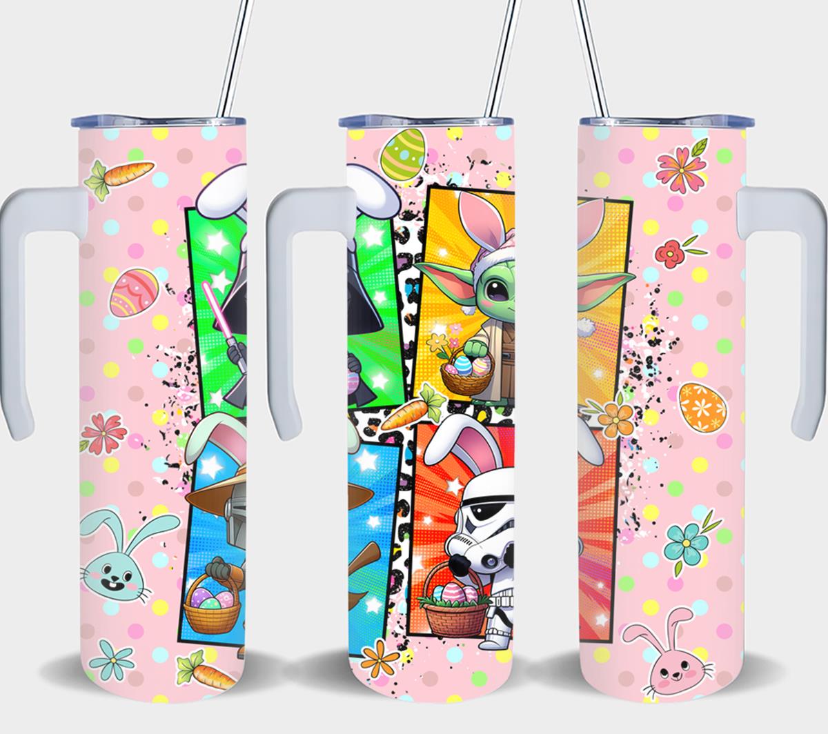 Darth Vader, Baby Yoda, Boba Fett, Storm Trooper-8914 - tumbler