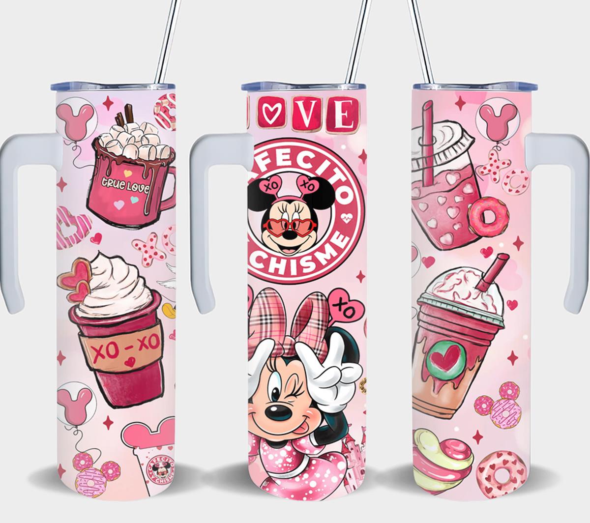 Love Cafecito y Chisme Mousy Girl-8805 - tumbler