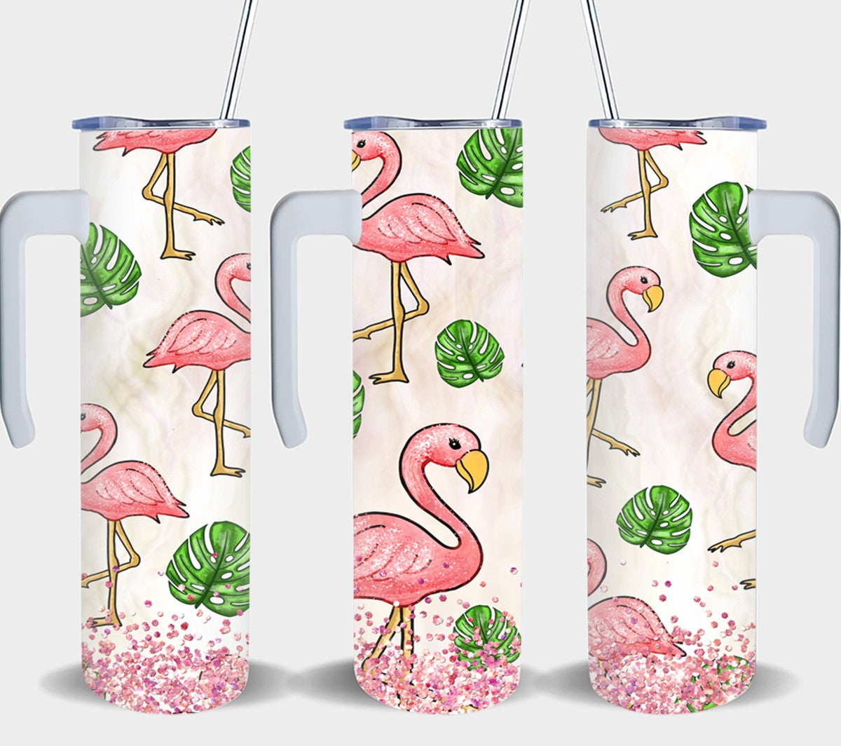 Flamingos Summer-10976 - tumbler