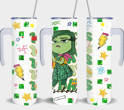 100 Days of School - tumbler
