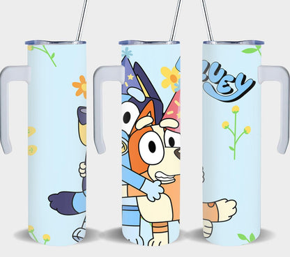 Blue Dog - tumbler