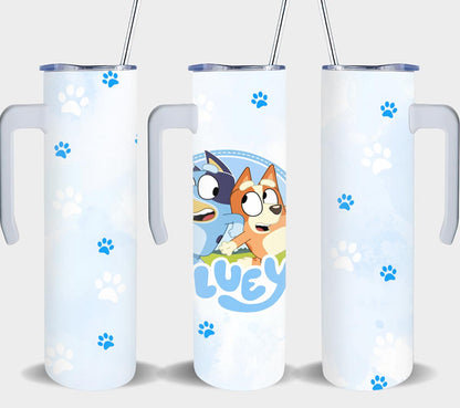 Blue Dog - tumbler