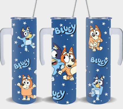 Blue Dog - tumbler