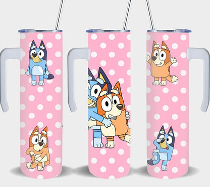 Blue Dog - tumbler