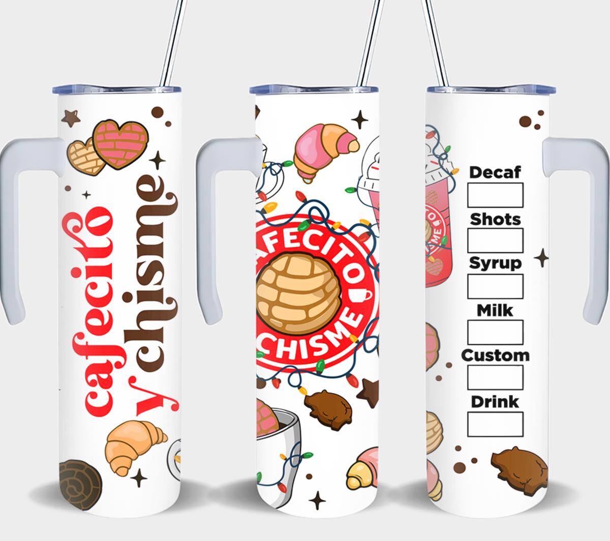 Cafecito y Chisme Christmas-8480 - tumbler