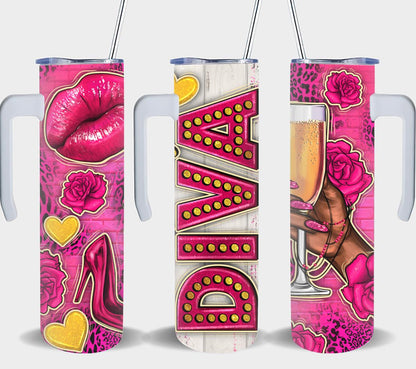 Birthday Diva - tumbler