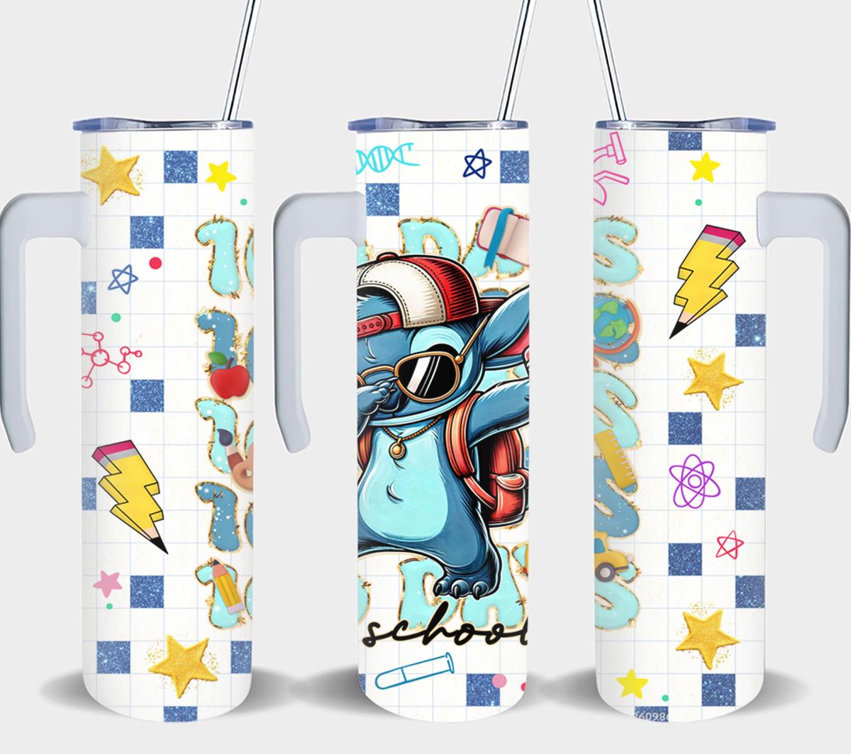 100 Days of School - tumbler