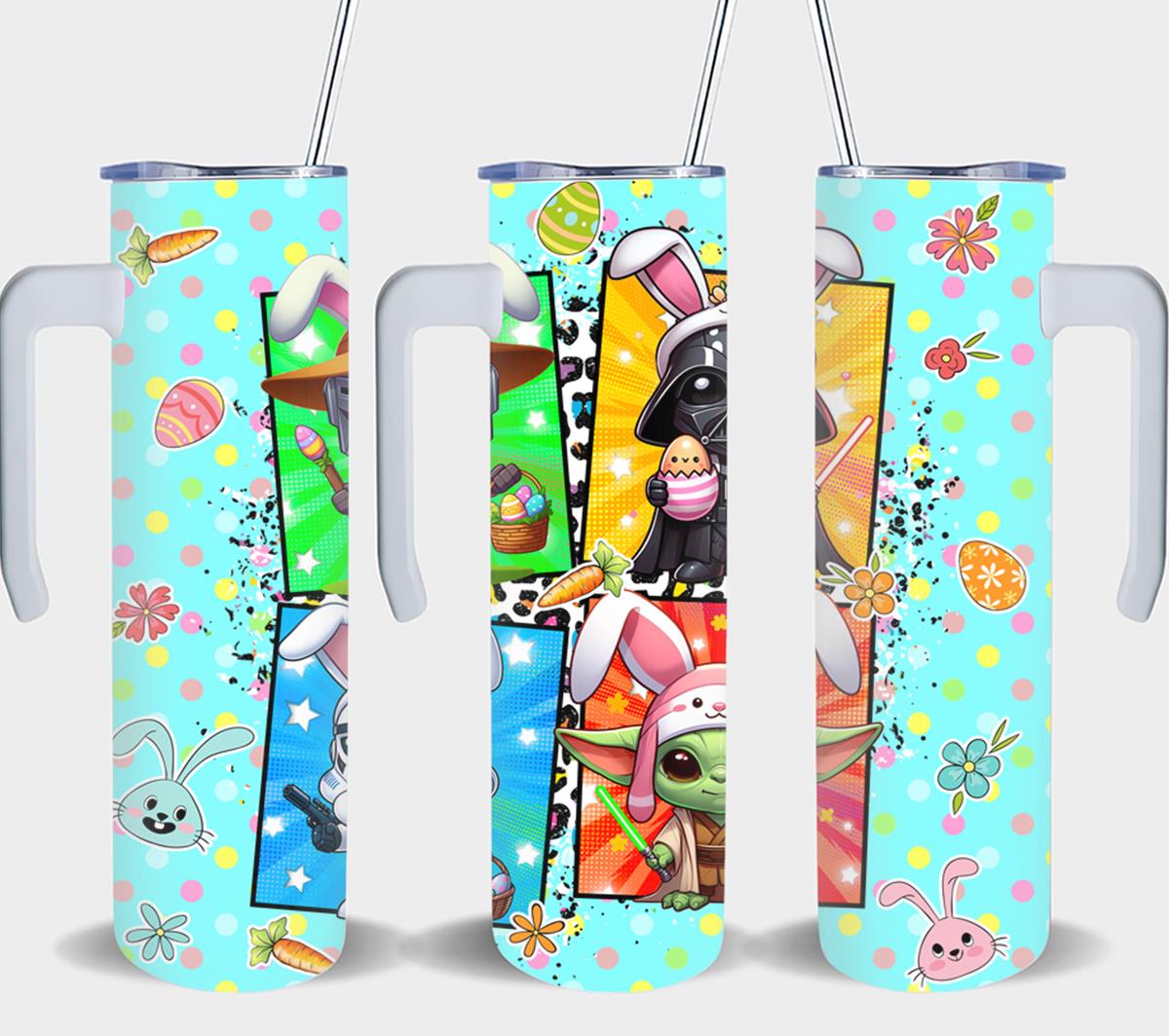 Boba Fett, Darth Vader, Storm Trooper, Baby Yoda-8910 - tumbler