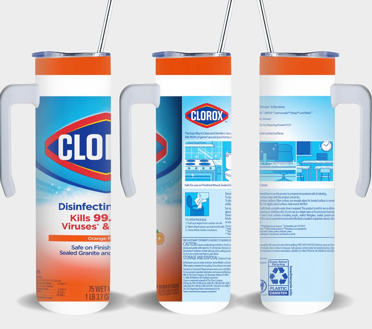 Clorox - tumbler