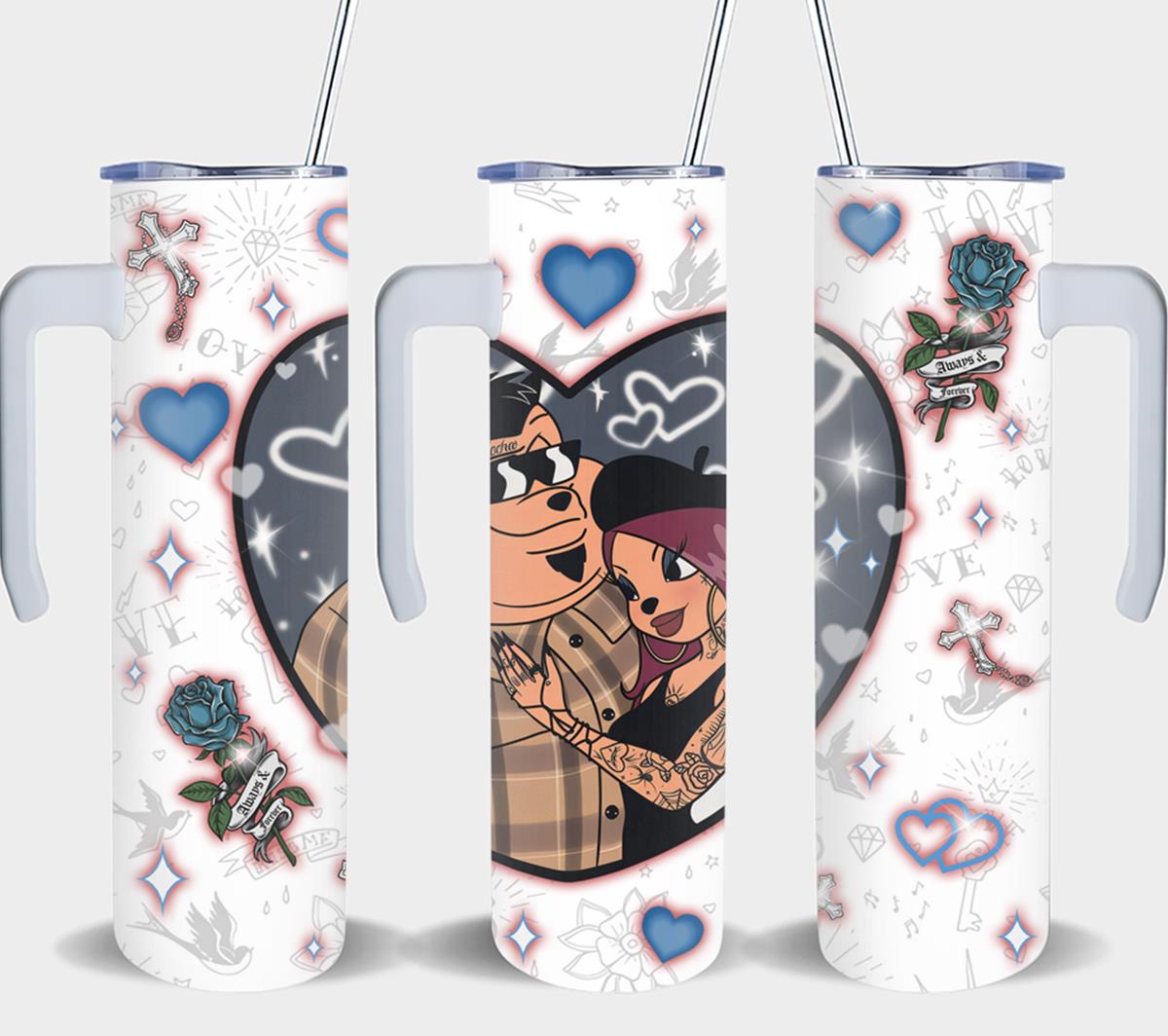 Doggy Love Cholos - tumbler